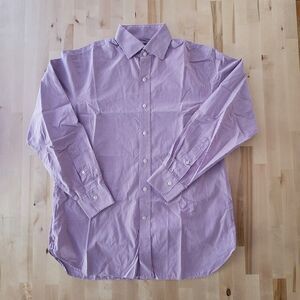 Polo Ralph Lauren Mens Button Up Casual Shirt Burgundy Check 15 1/2 32/33 Preppy